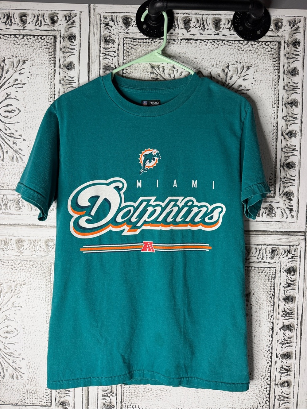 Miami Dolphins Teal Graphic Tee